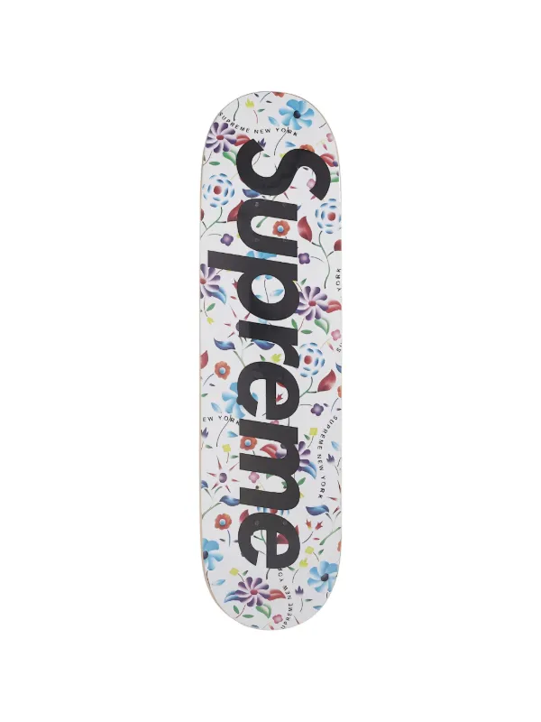 Supreme フローラル スケートボード | ホワイト | FARFETCH JP