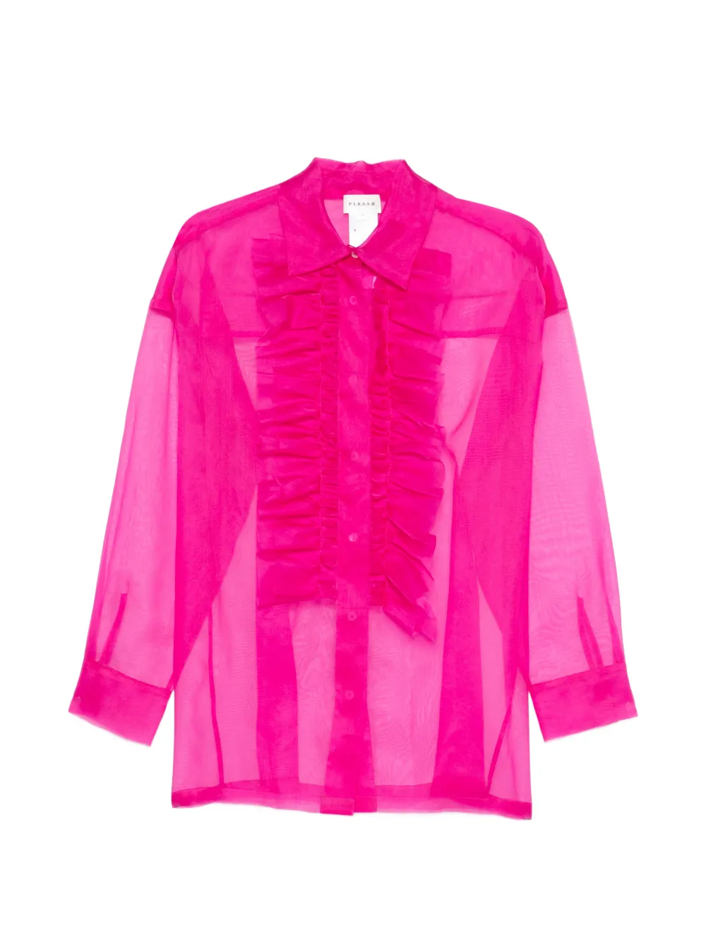 P.A.R.O.S.H. Shake ruffled blouse - Rosa