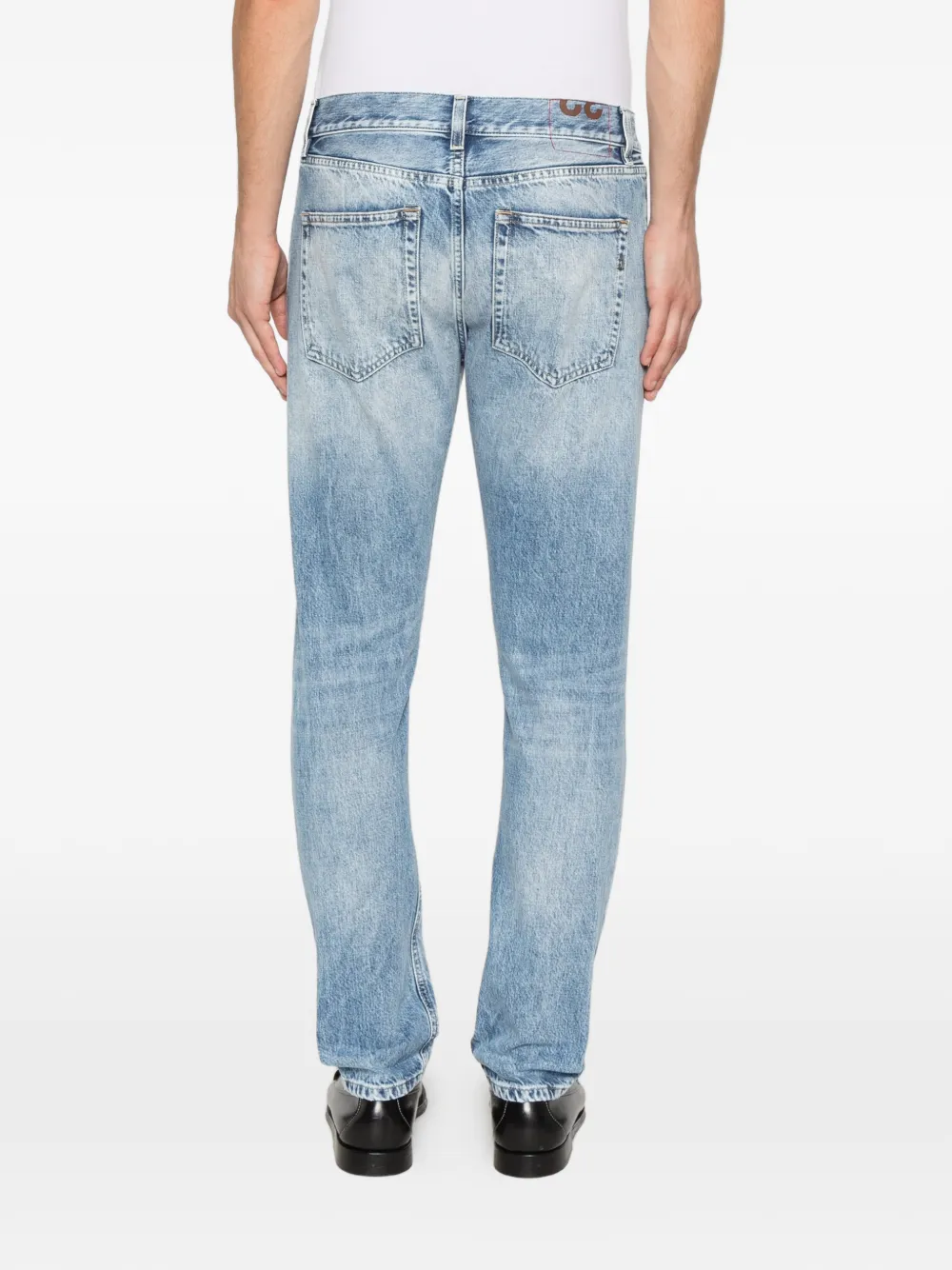 DONDUP Gerafelde jeans met vervaagd effect Blauw