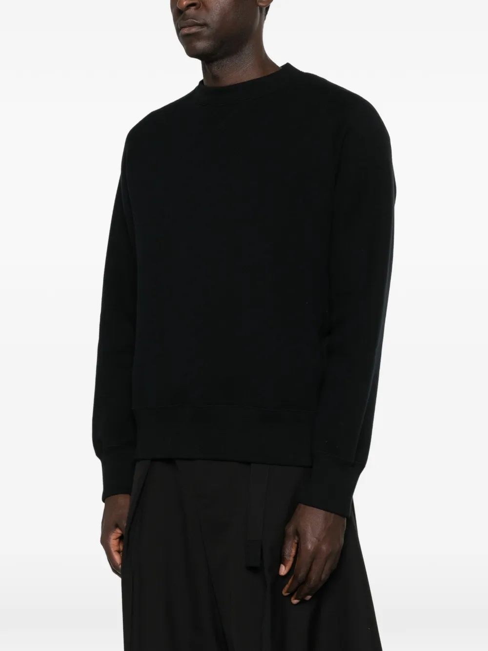 sacai Sweater met ronde hals Zwart
