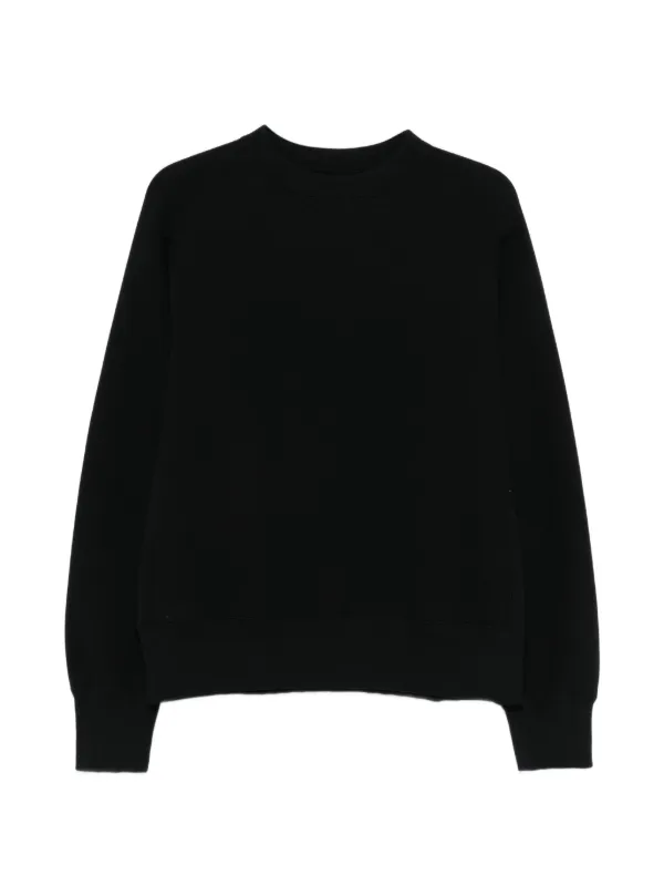 Sacai クルーネック スウェットシャツ | ブラック | FARFETCH JP