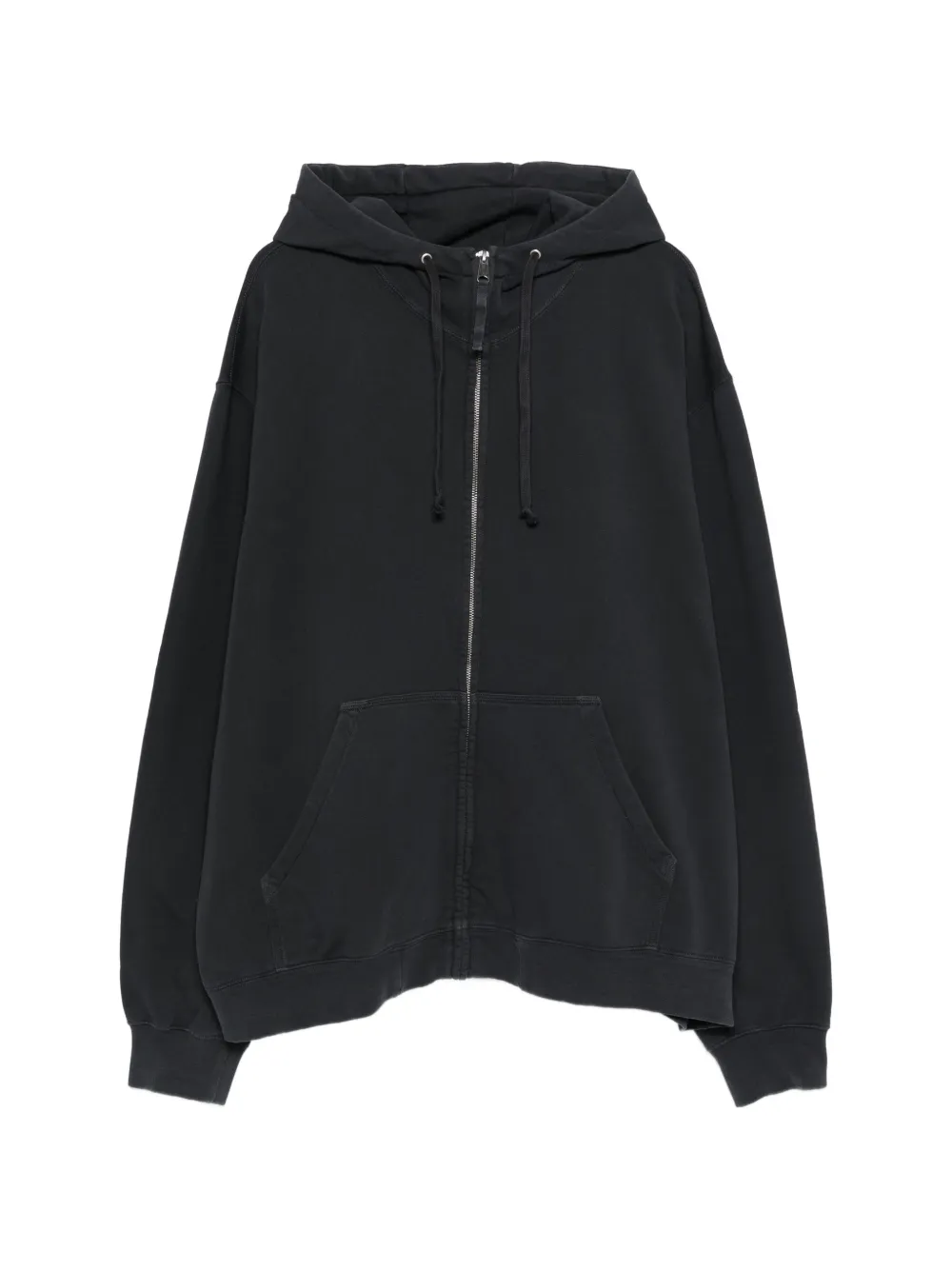 Maison Margiela zip-up hoodie - Black