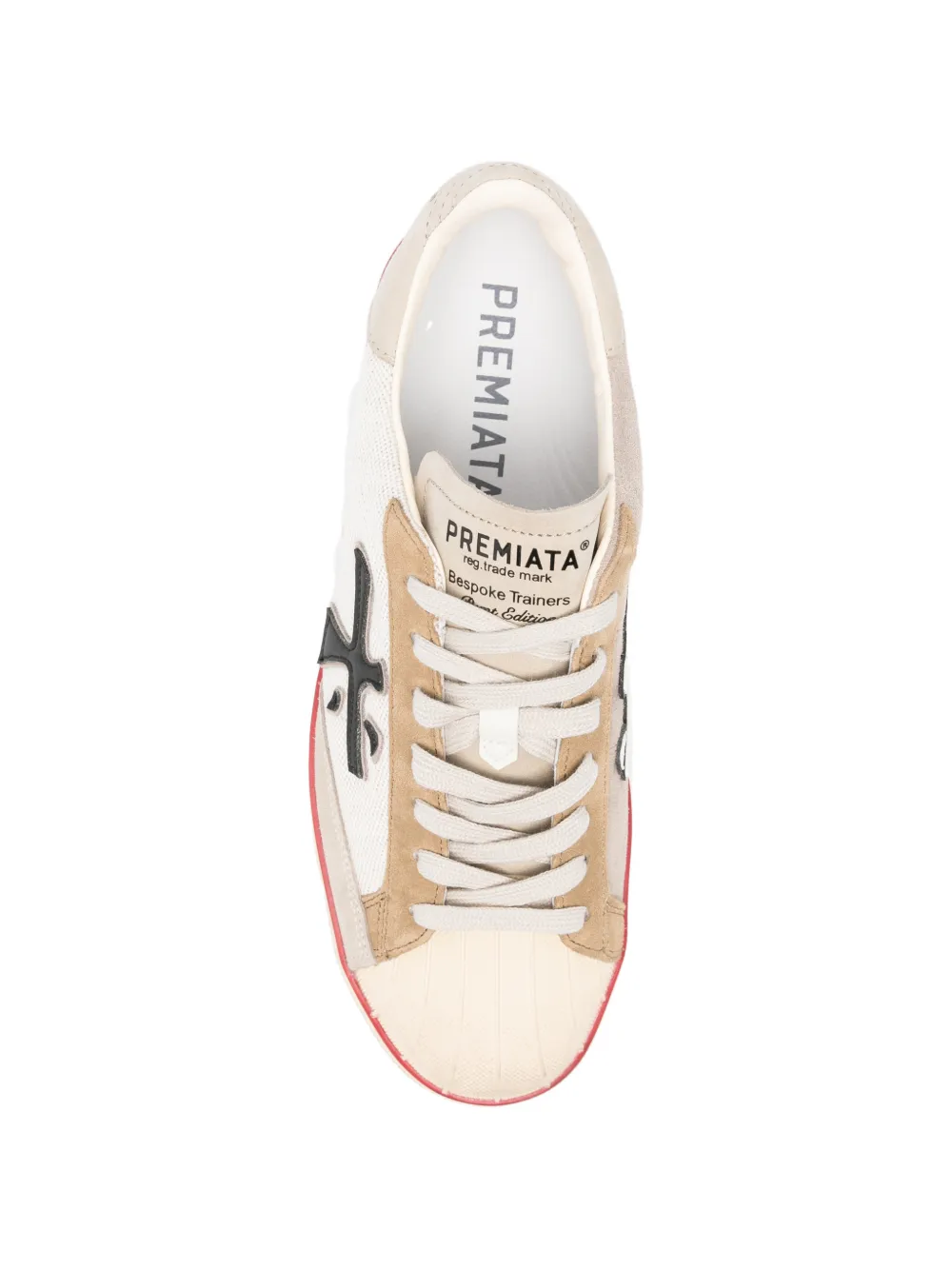 Premiata Steven 8052 appliqué sneakers Beige