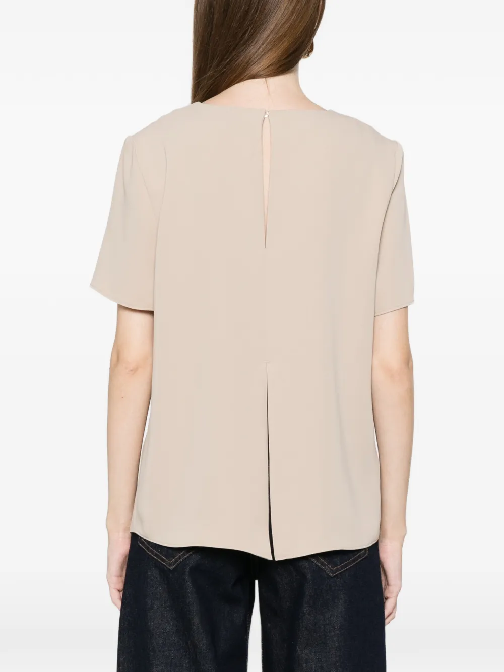 P.A.R.O.S.H. Panty T-shirts met korte mouwen Beige