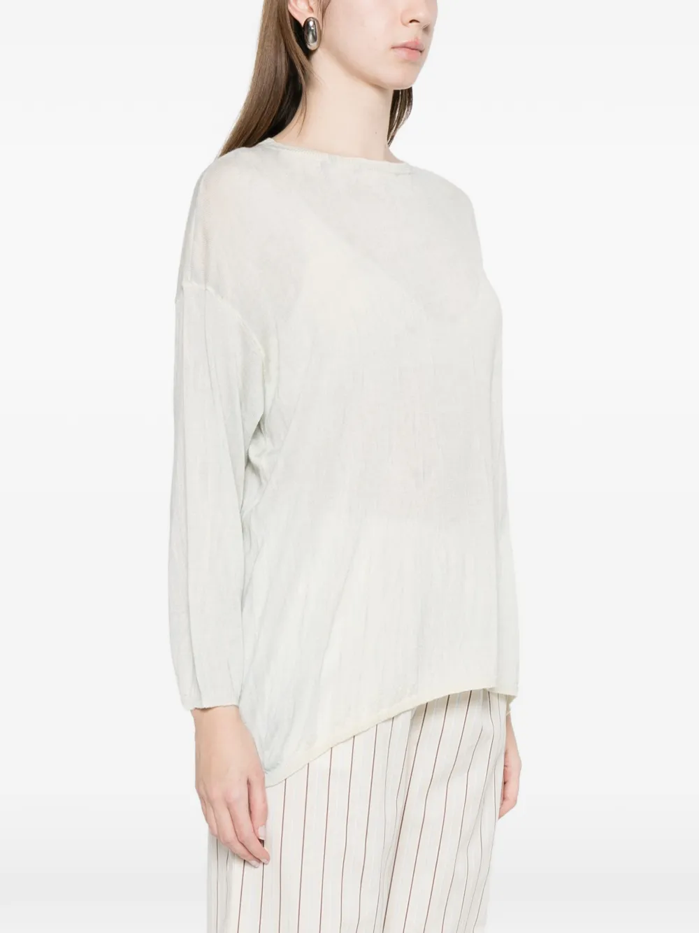  Avant Toi Long-sleeve Sweater - Neutrals 