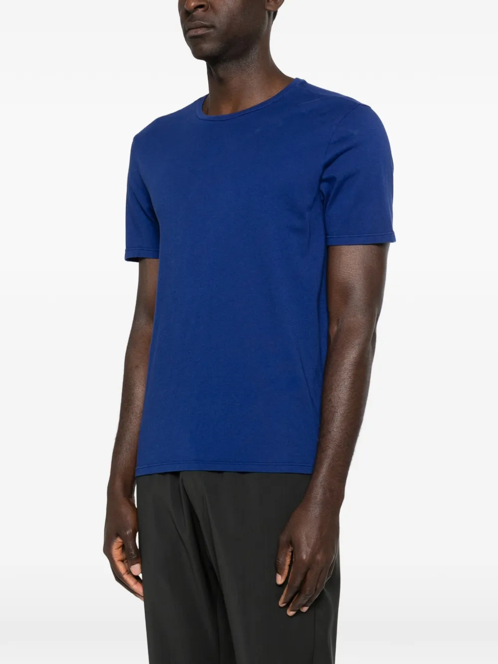 Majestic Filatures T-shirt met ronde hals Blauw