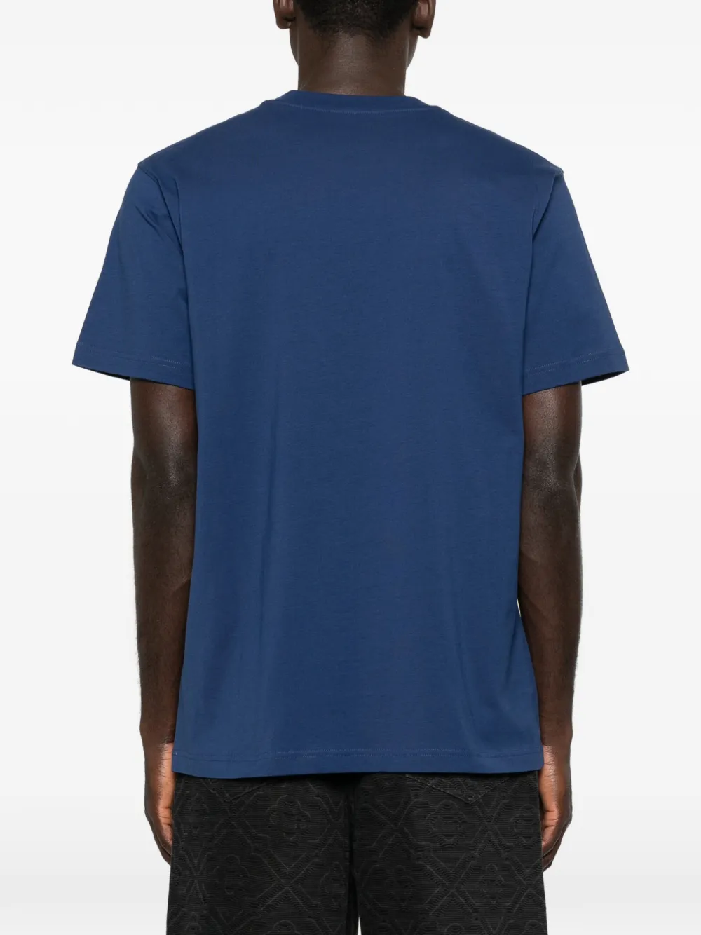 Moschino T-shirt met logo Blauw