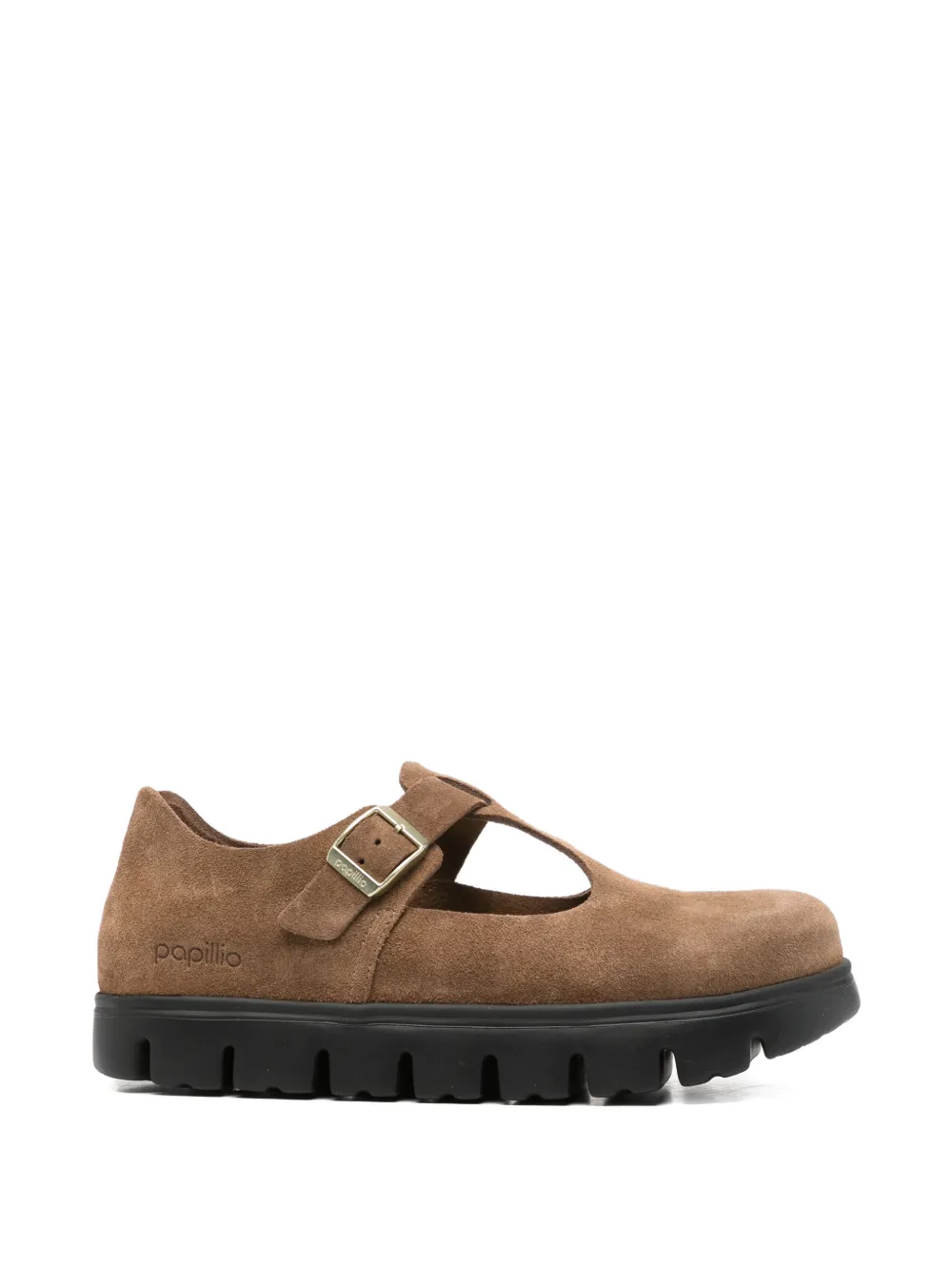 Birkenstock Paris buckle-strap shoes - Marrone