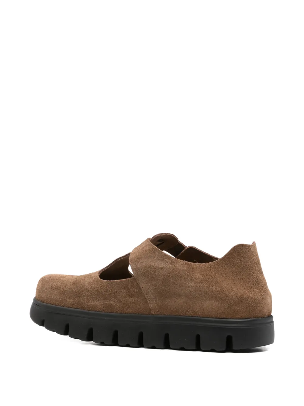 Birkenstock Paris schoenen met gespbandje Bruin