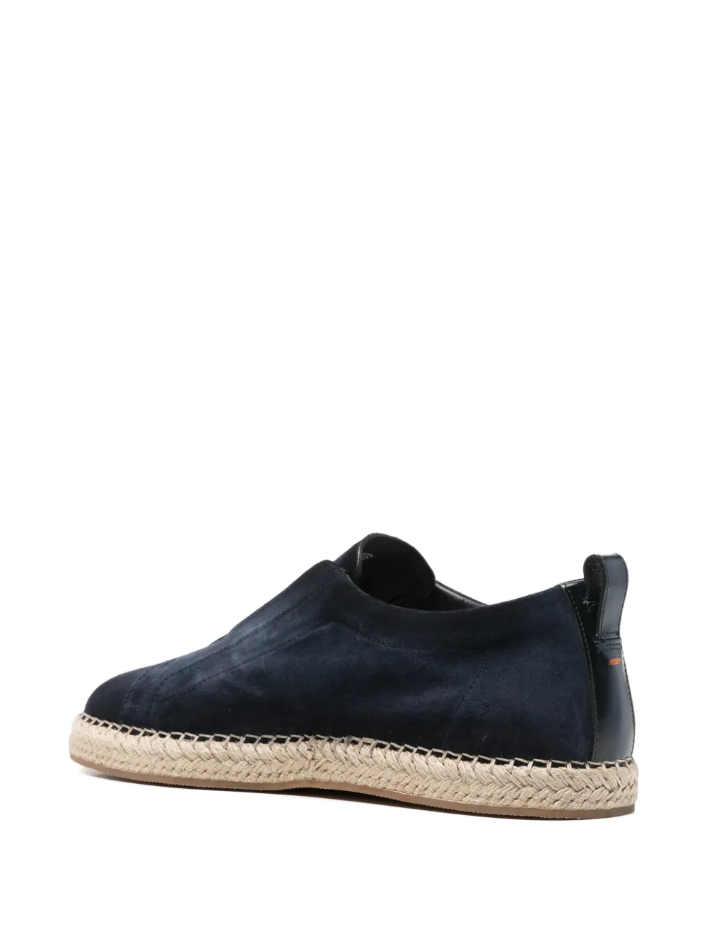 Santoni Espadrilles met platte zool Blauw