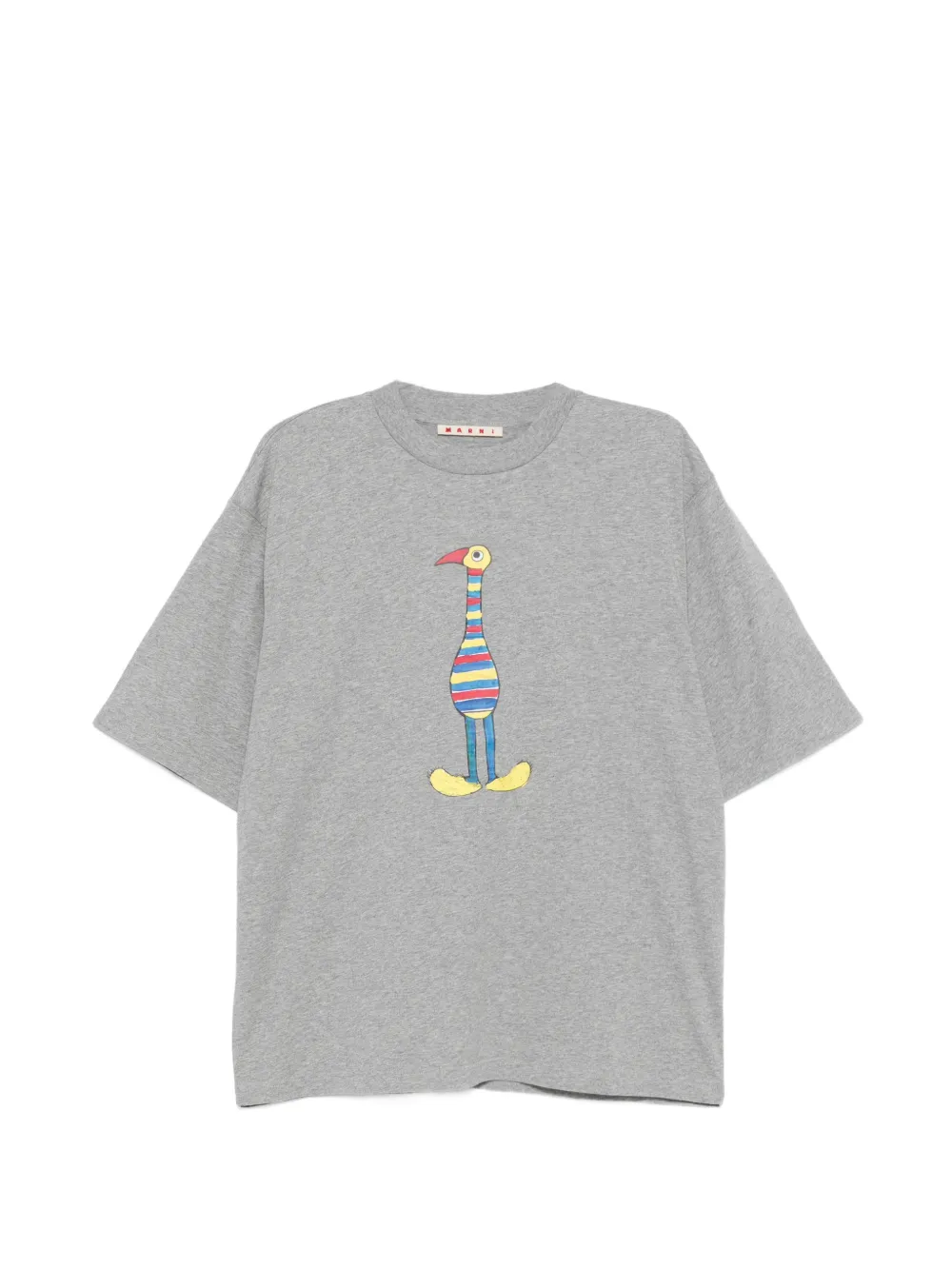 Marni graphic-print T-shirt - Grigio