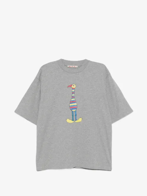 Marni playera con estampado gráfico