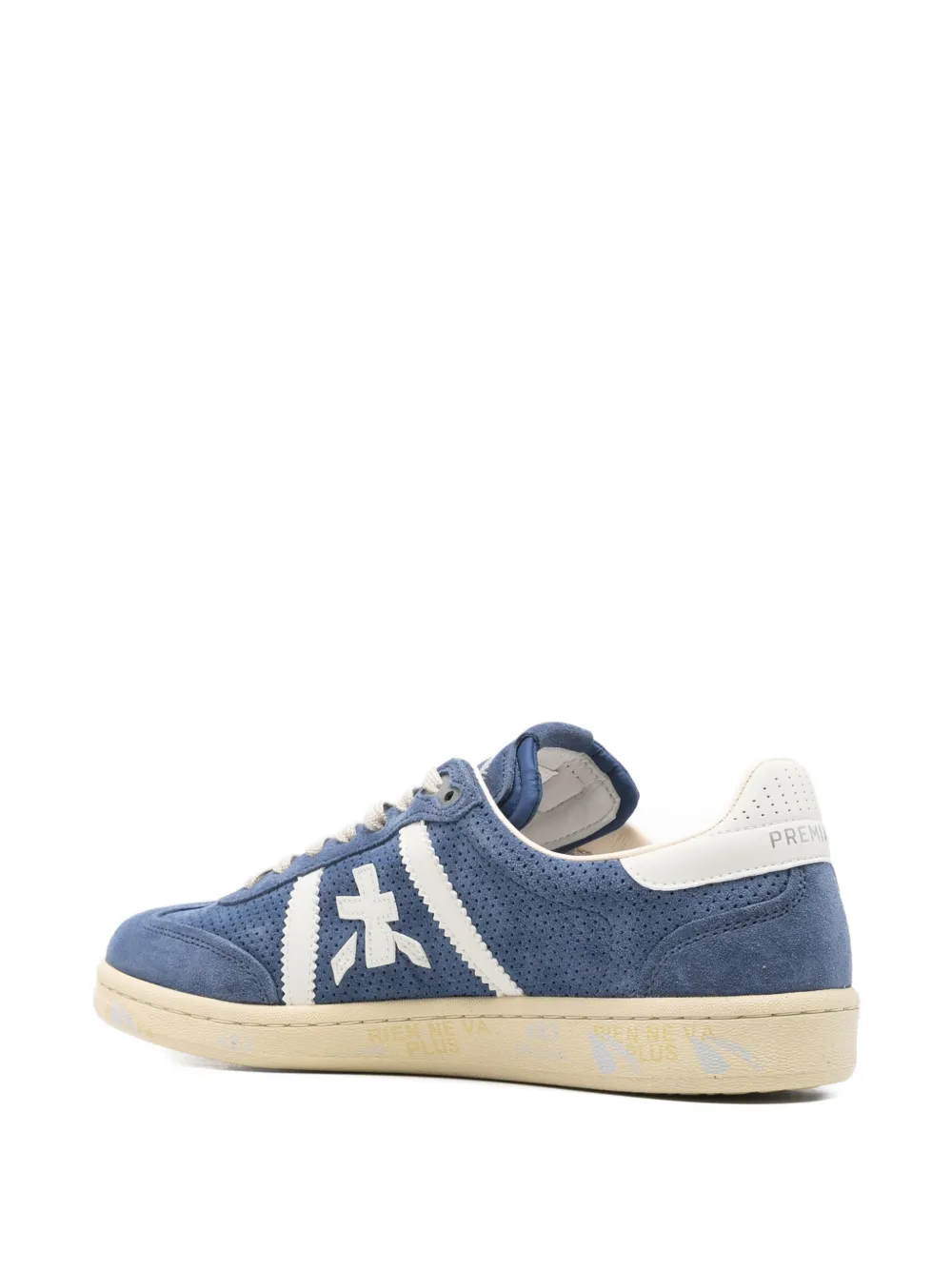 Premiata Sneakers met geperforeerd logo Blauw