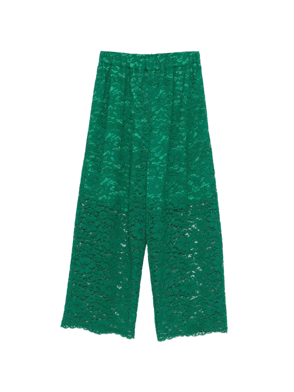 Simonetta Ravizza Crabbie lace trousers - Verde
