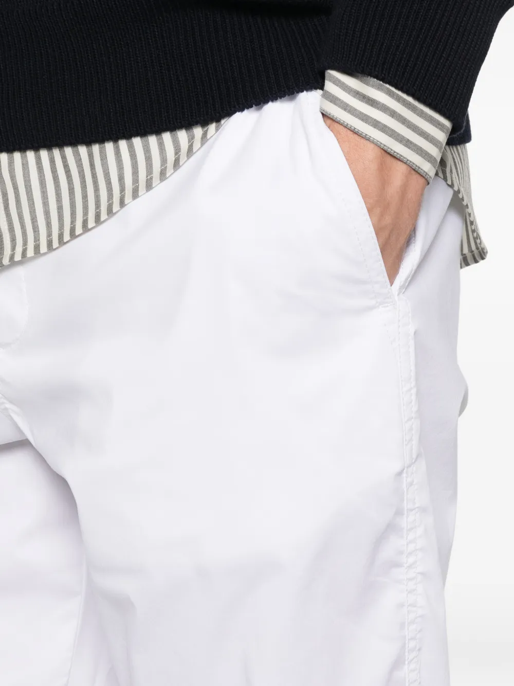DONDUP Straight broek Wit