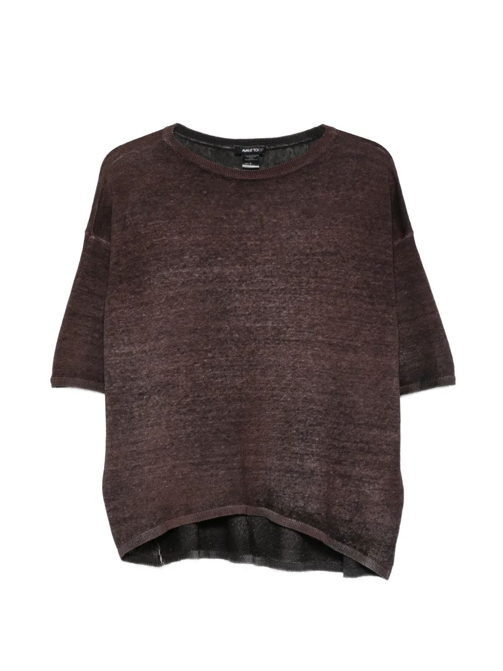 Avant Toi crew-neck sweater - Marrone