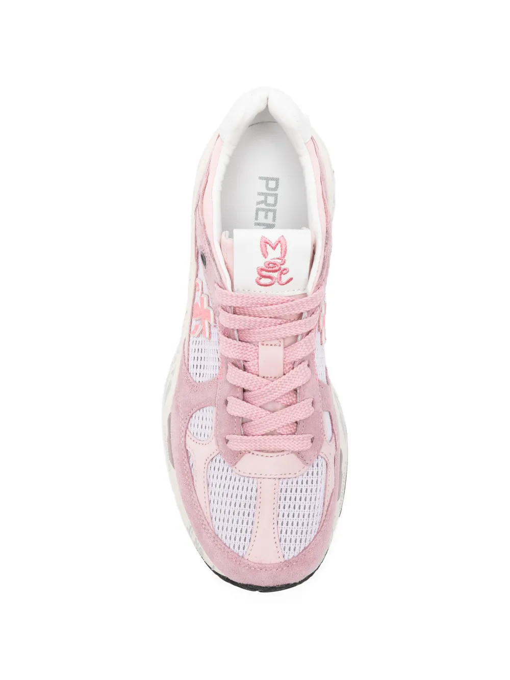 Premiata Mased panelled sneakers Roze