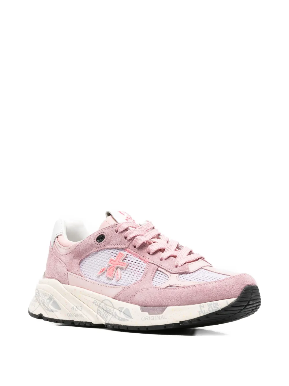 Premiata Mased panelled sneakers Roze
