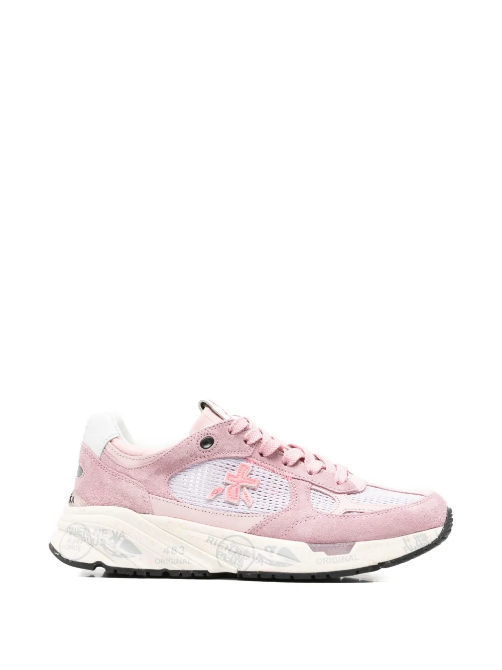 Premiata Mased panelled sneakers Roze