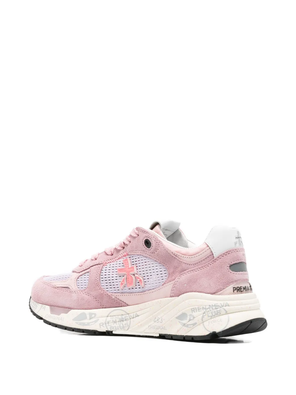 Premiata Mased panelled sneakers Roze