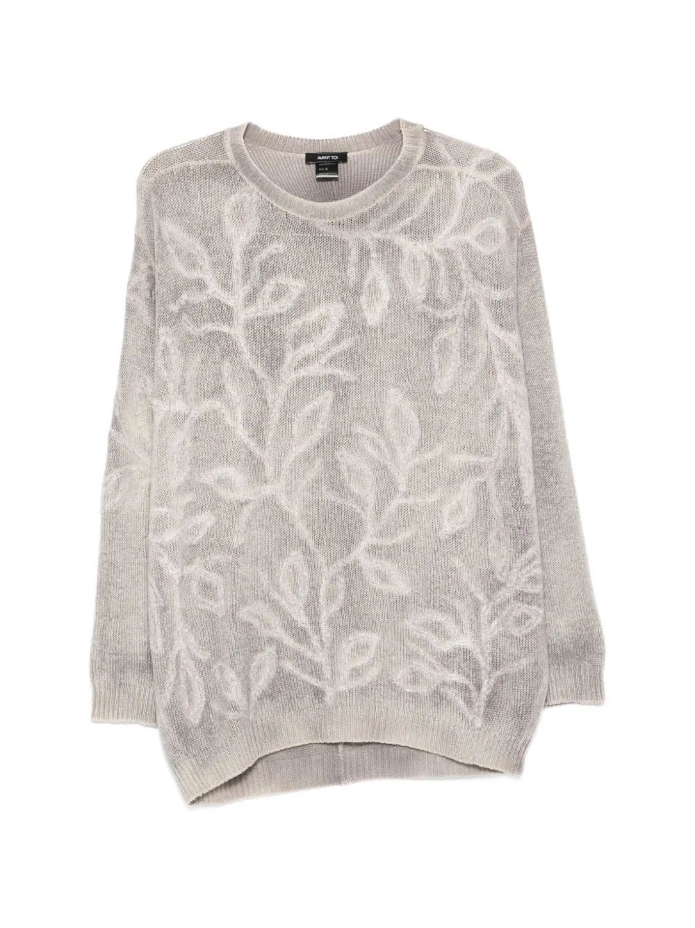 Avant Toi floral crew-neck sweater - Toni neutri