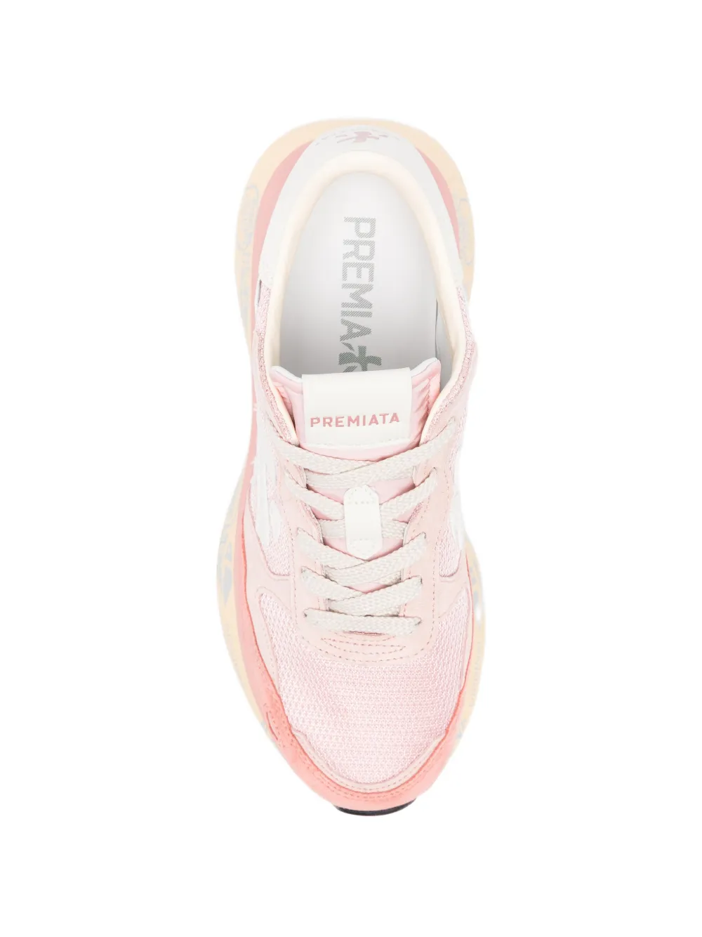 Premiata appliqué sneakers Roze