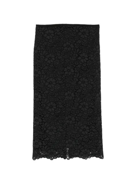 Simonetta Ravizza Clivy floral lace midi skirt