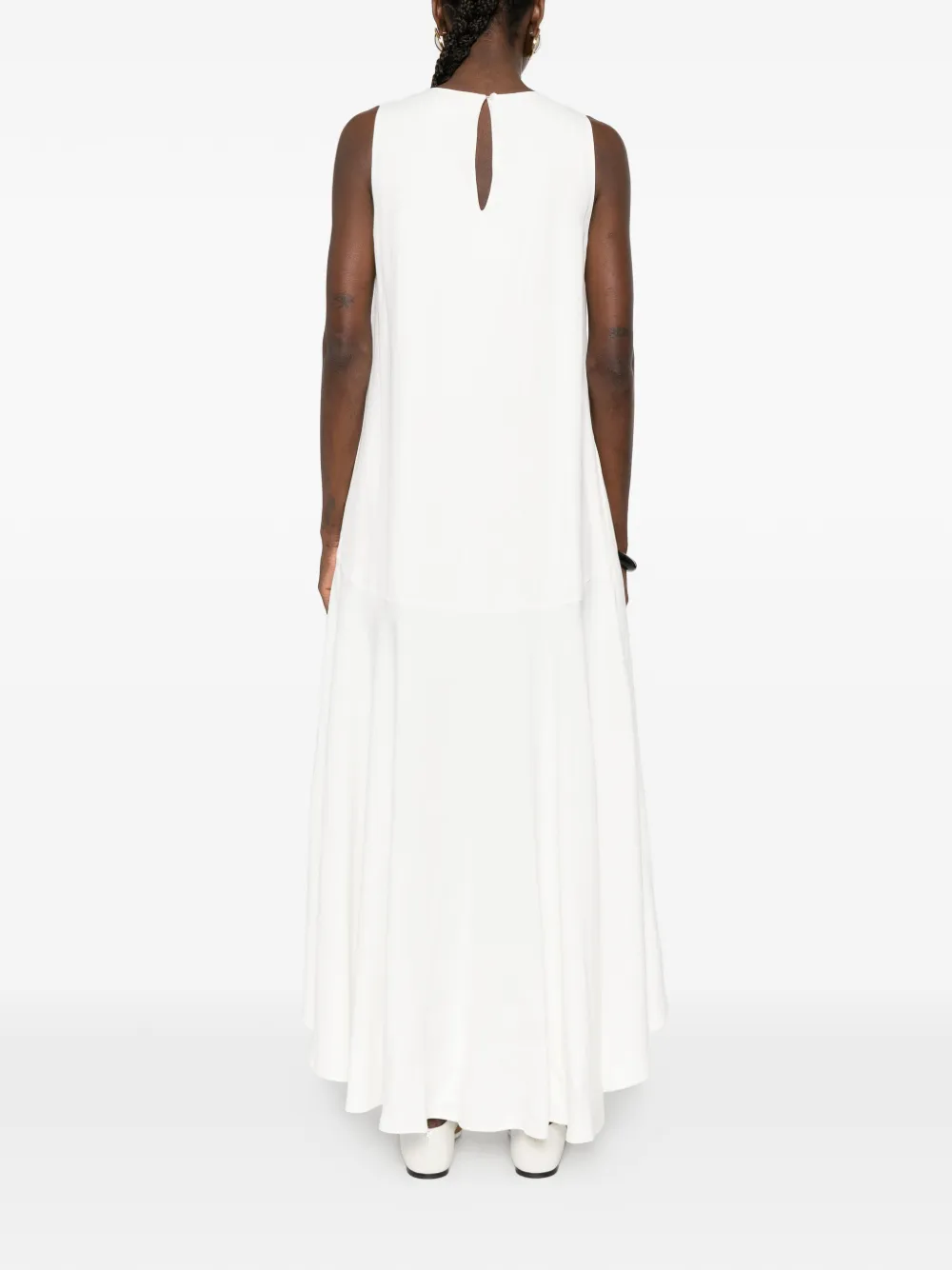 P.A.R.O.S.H. Mouwloze jurk Beige