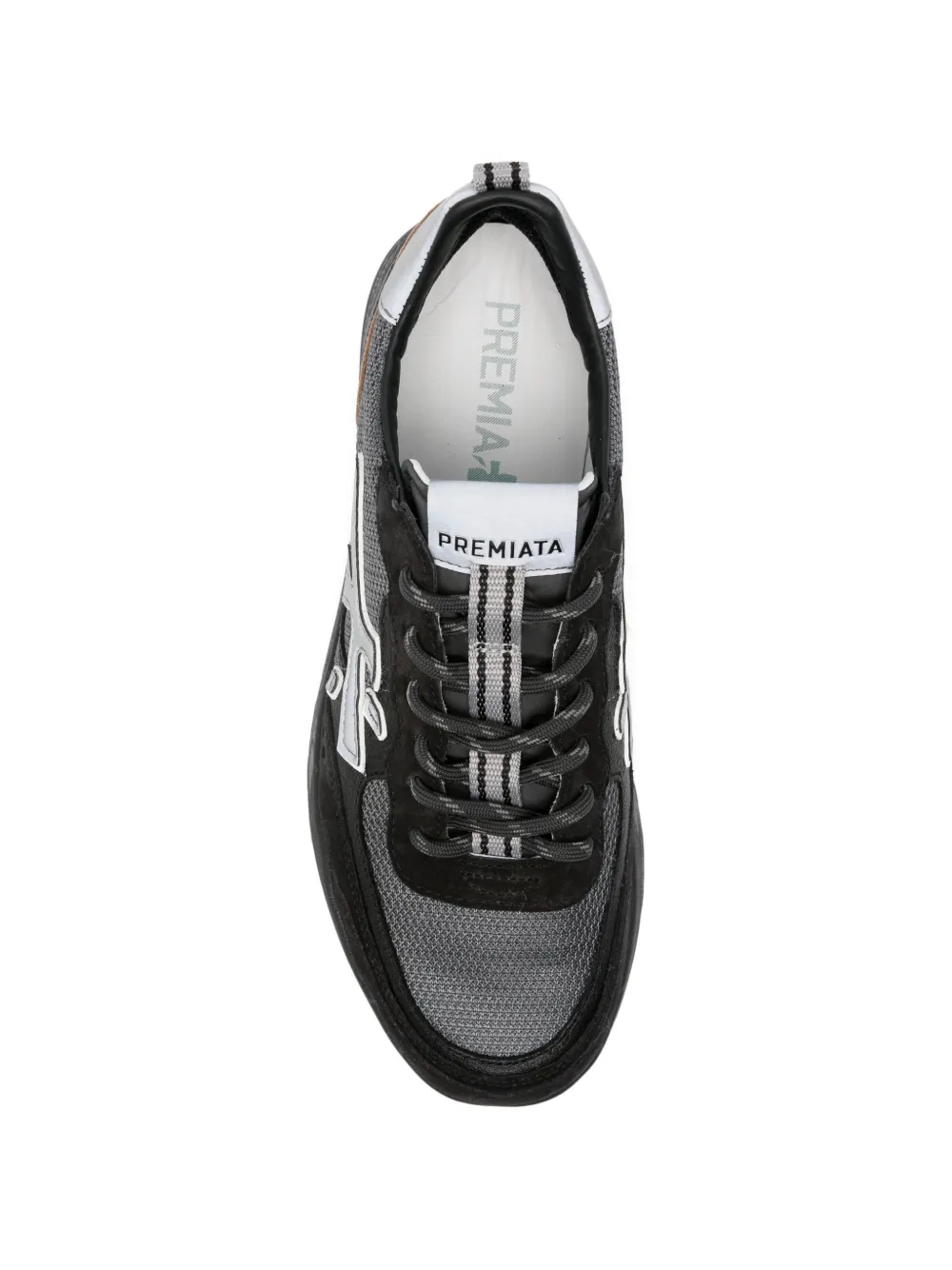 Premiata Nous sneakers met logopatch Grijs