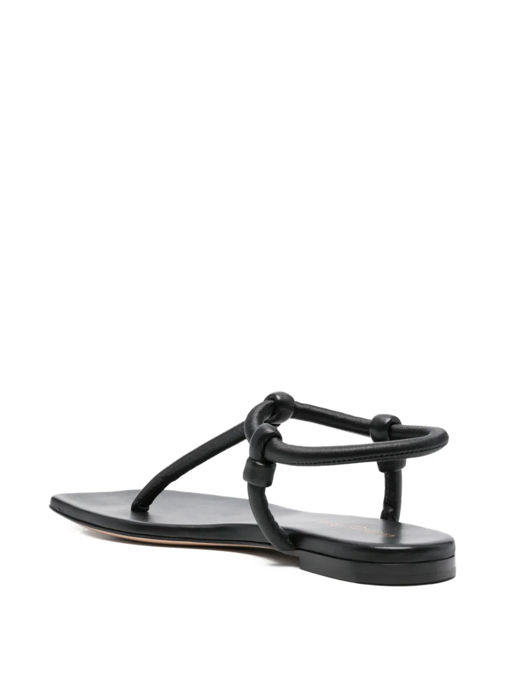 Gianvito Rossi Geknoopte sandalen Zwart