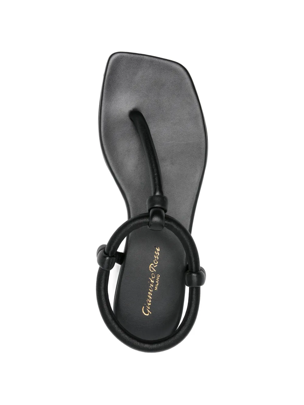 Gianvito Rossi Geknoopte sandalen Zwart