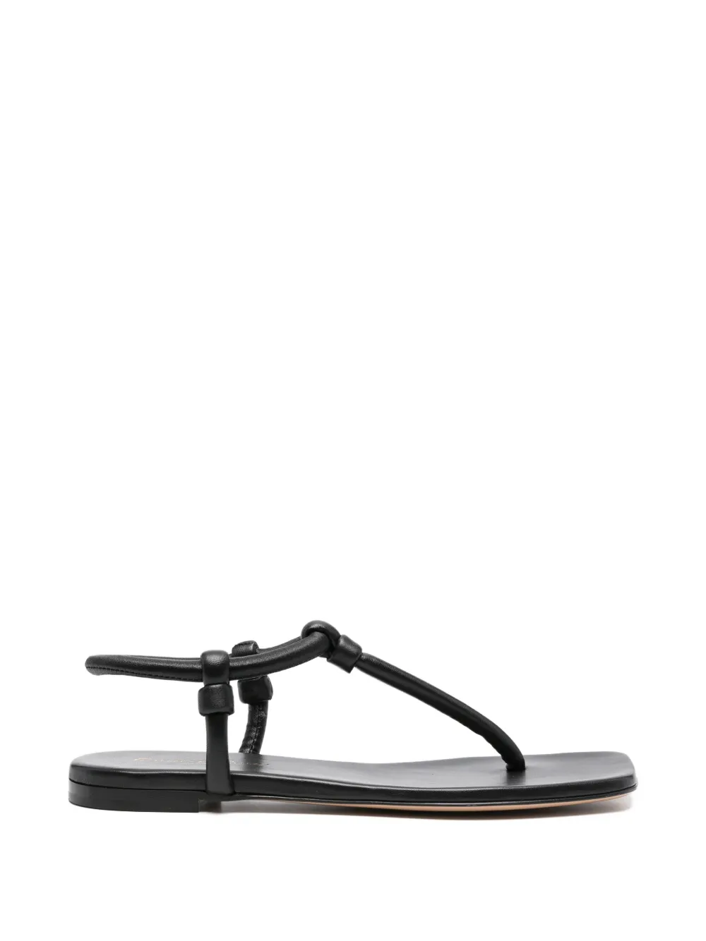 Gianvito Rossi Geknoopte sandalen Zwart