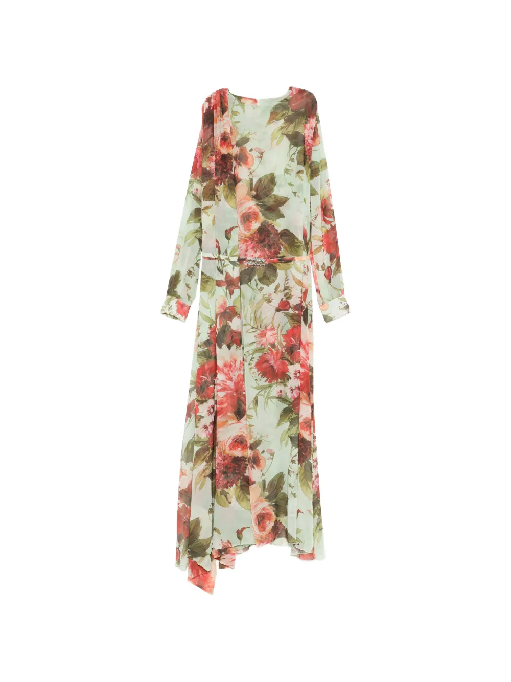 CHIARA BONI La Petite Robe Aknesa floral-print maxi dress - Verde