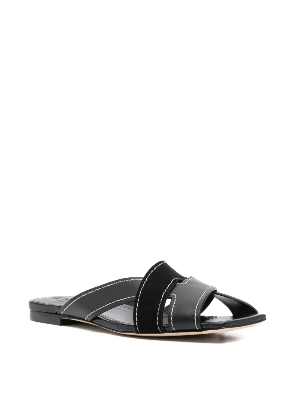 Tod's Sandalen met veters en hak Zwart