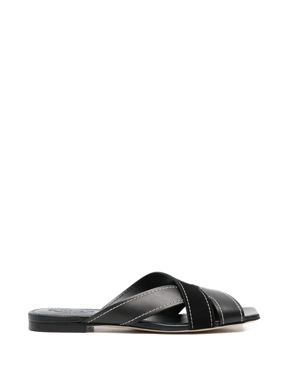 Tod's Sandalen met veters en hak Zwart