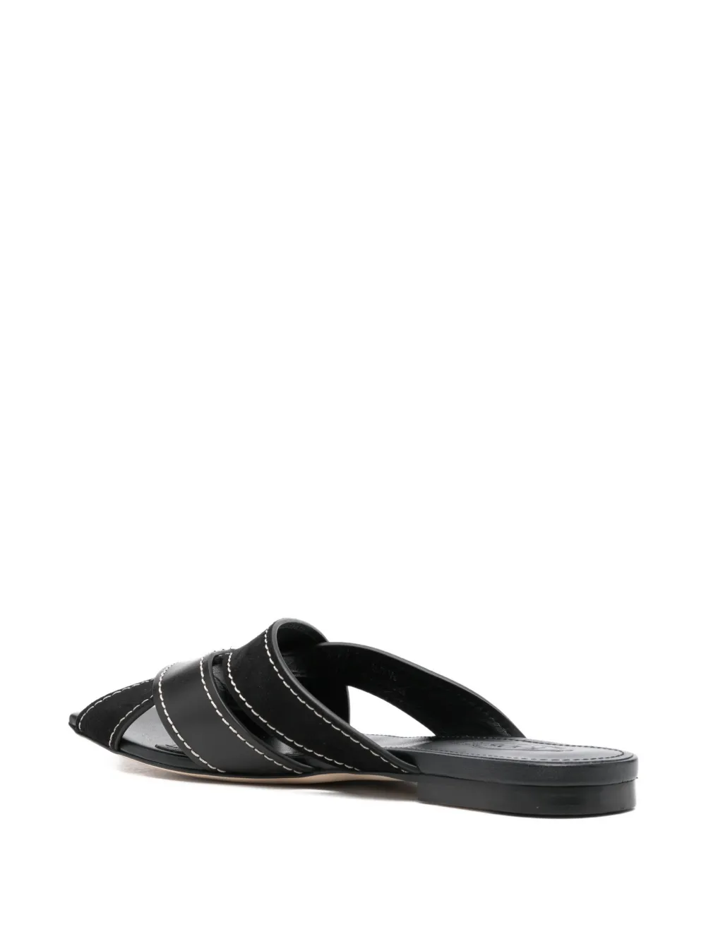 Tod's Sandalen met veters en hak Zwart