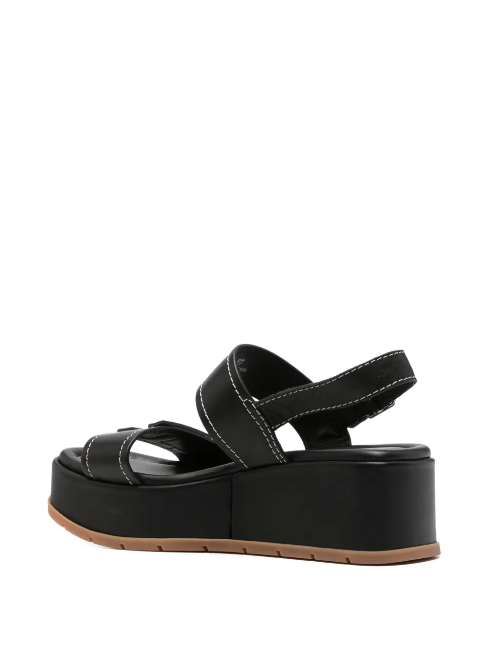 Hogan Sandalen met logodetail Zwart