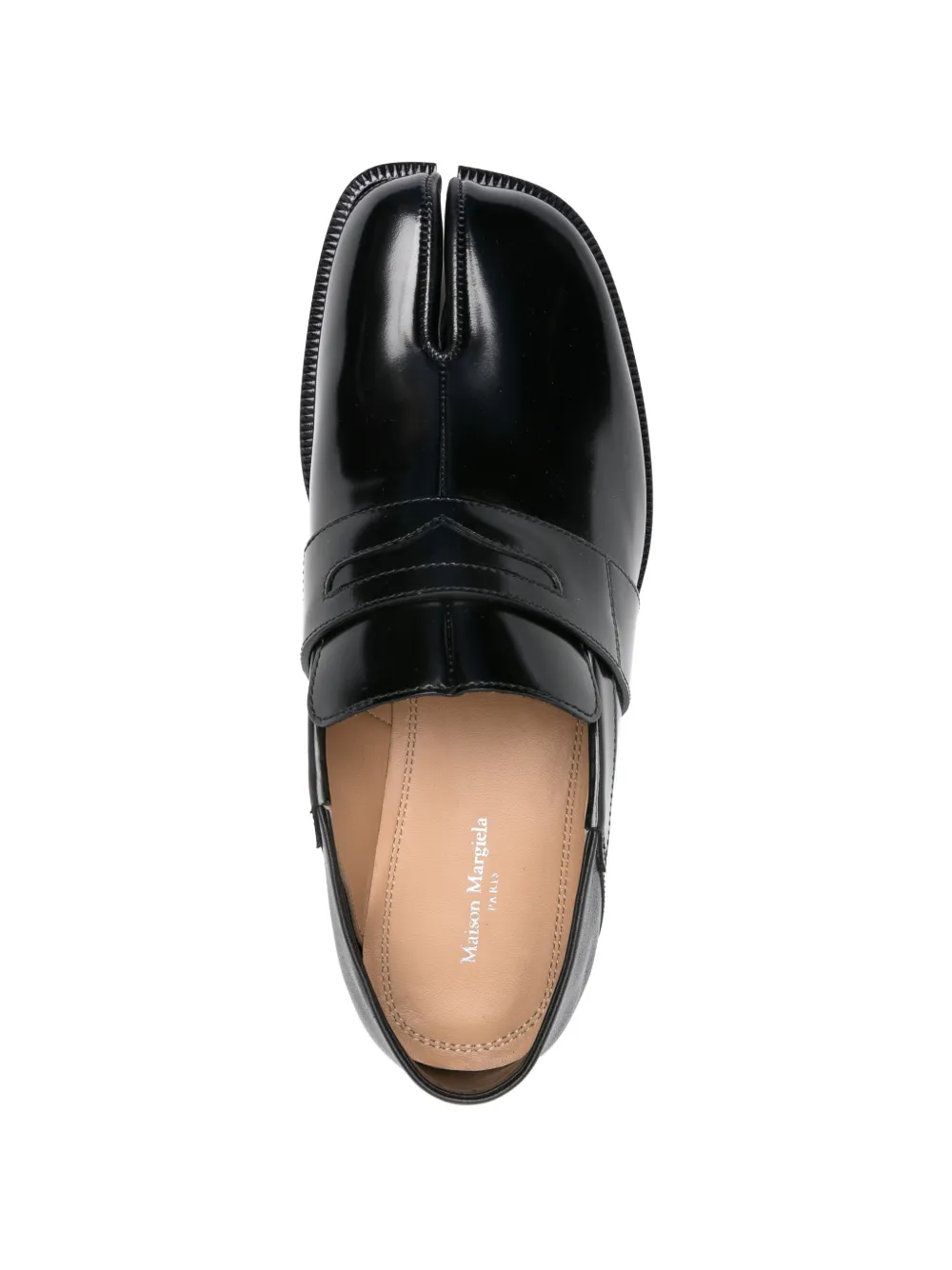 Maison Margiela Tabi loafers met gespleten neus Zwart