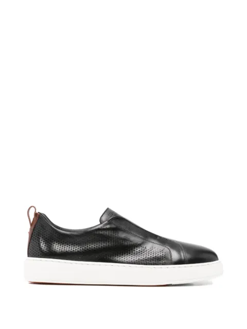 Santoni perforated sneakers