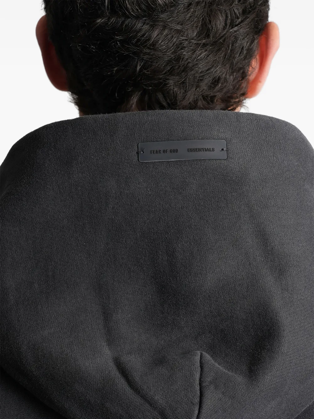 FEAR OF GOD ESSENTIALS Hoodie met dubbele rits en lange mouwen Zwart