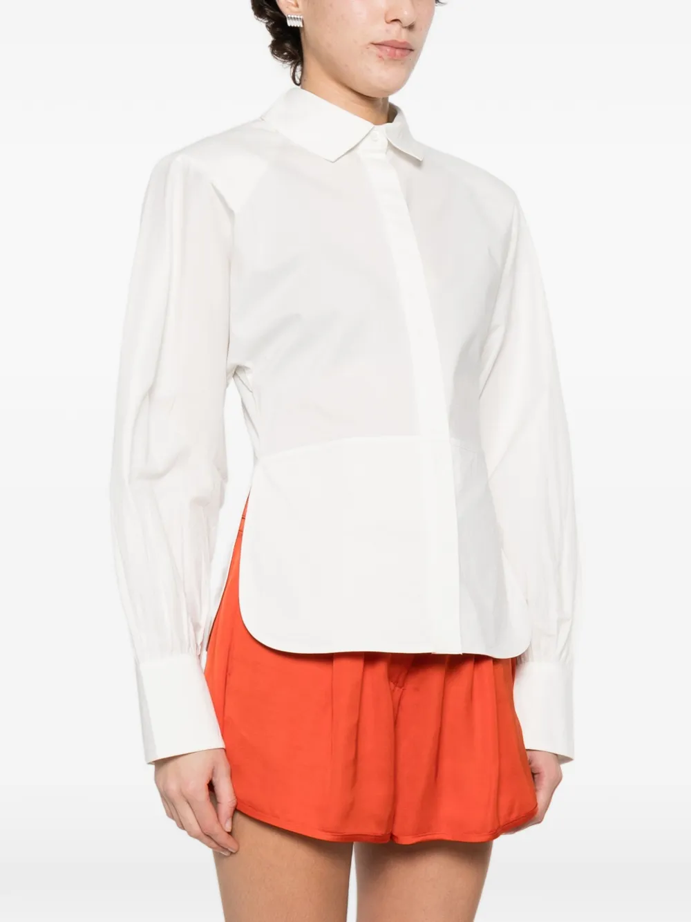 IRO Janine blouse met lange mouwen Wit