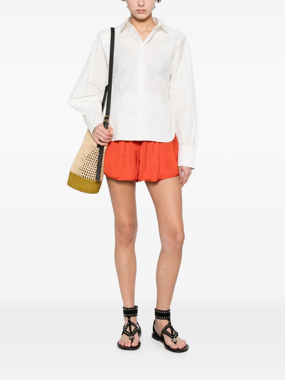 IRO Janine blouse met lange mouwen Wit