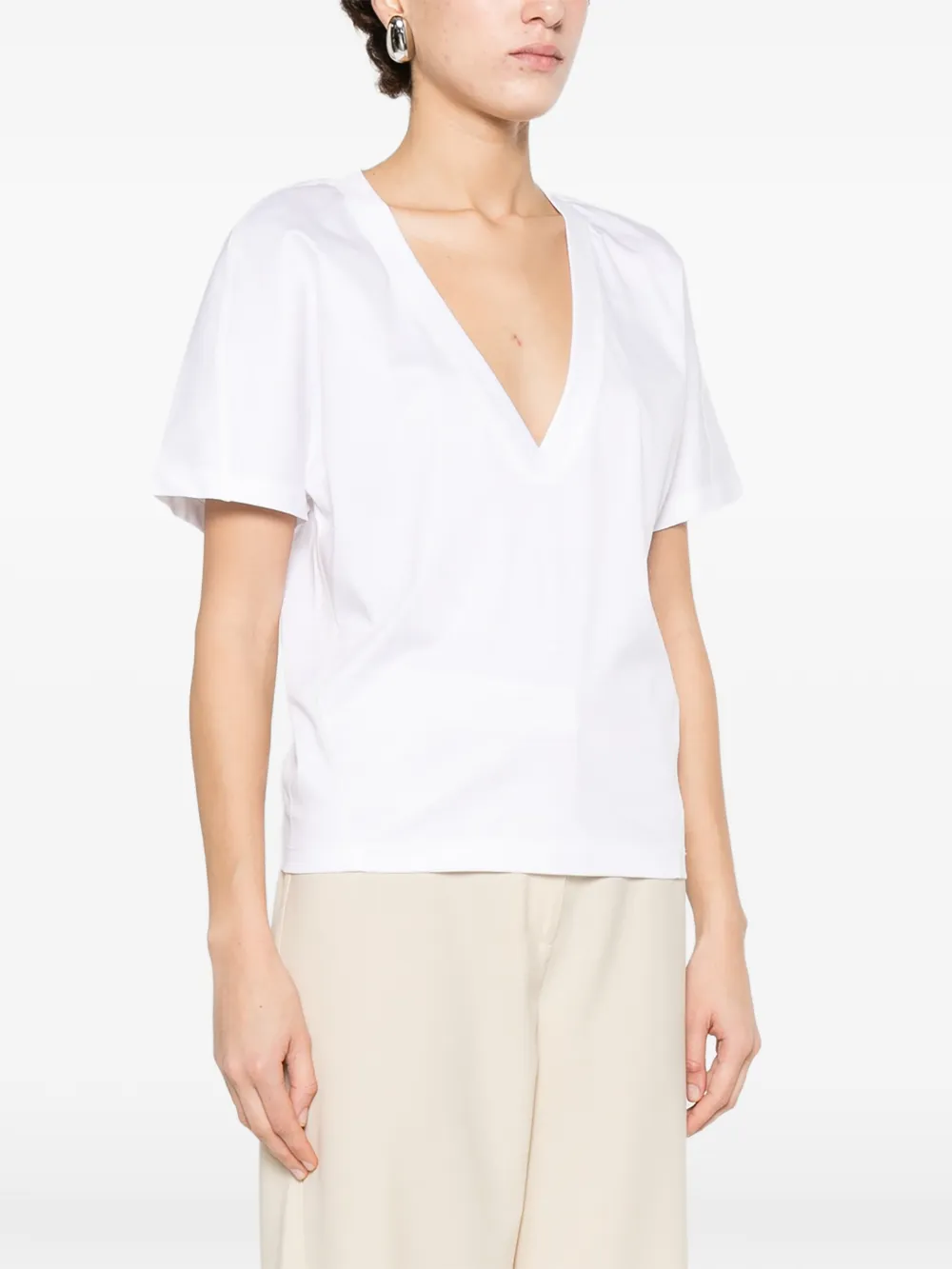  Iro V-neck T-shirt - White 