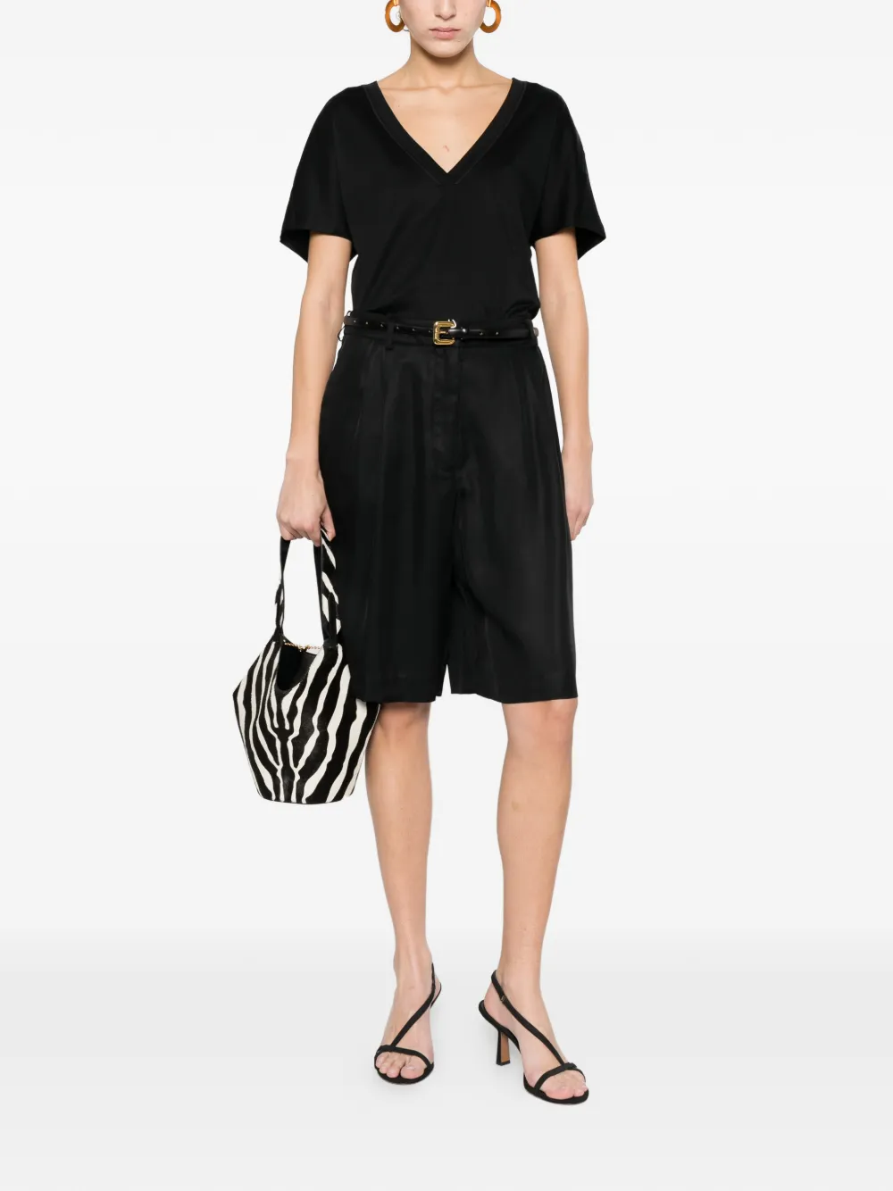  Iro V-neck T-shirt - Black 