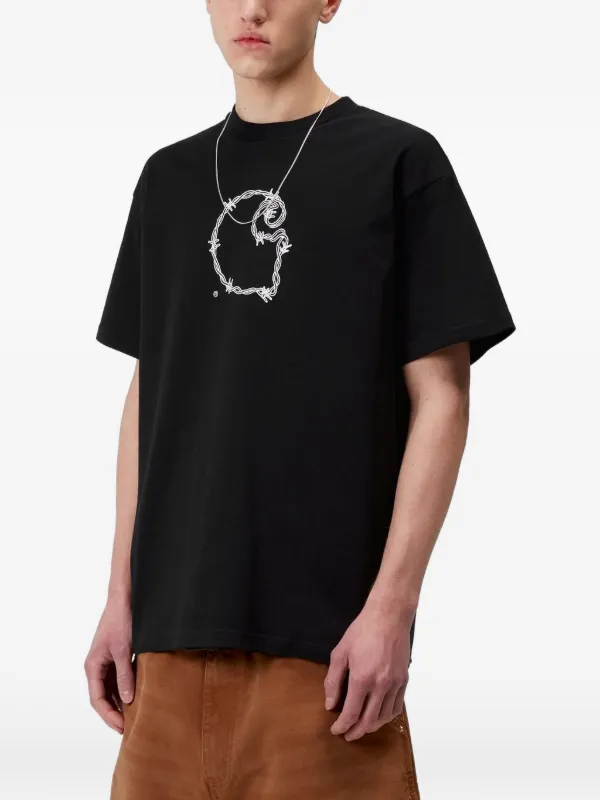Carhartt WIP Barbwire C T-shirt | Black | FARFETCH