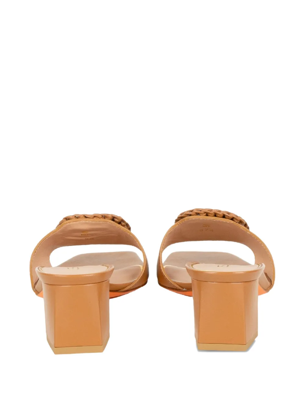 Santoni woven buckle sandals Bruin