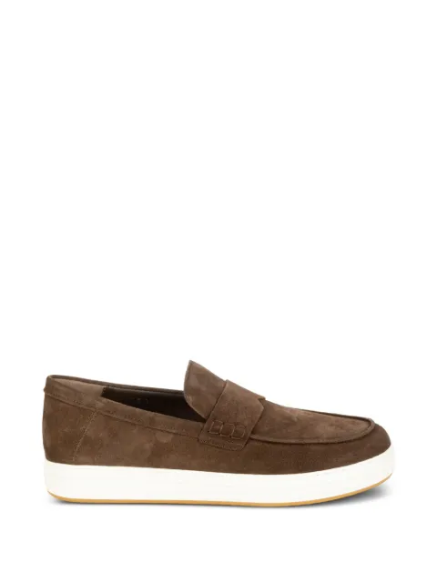 Hogan suede loafers