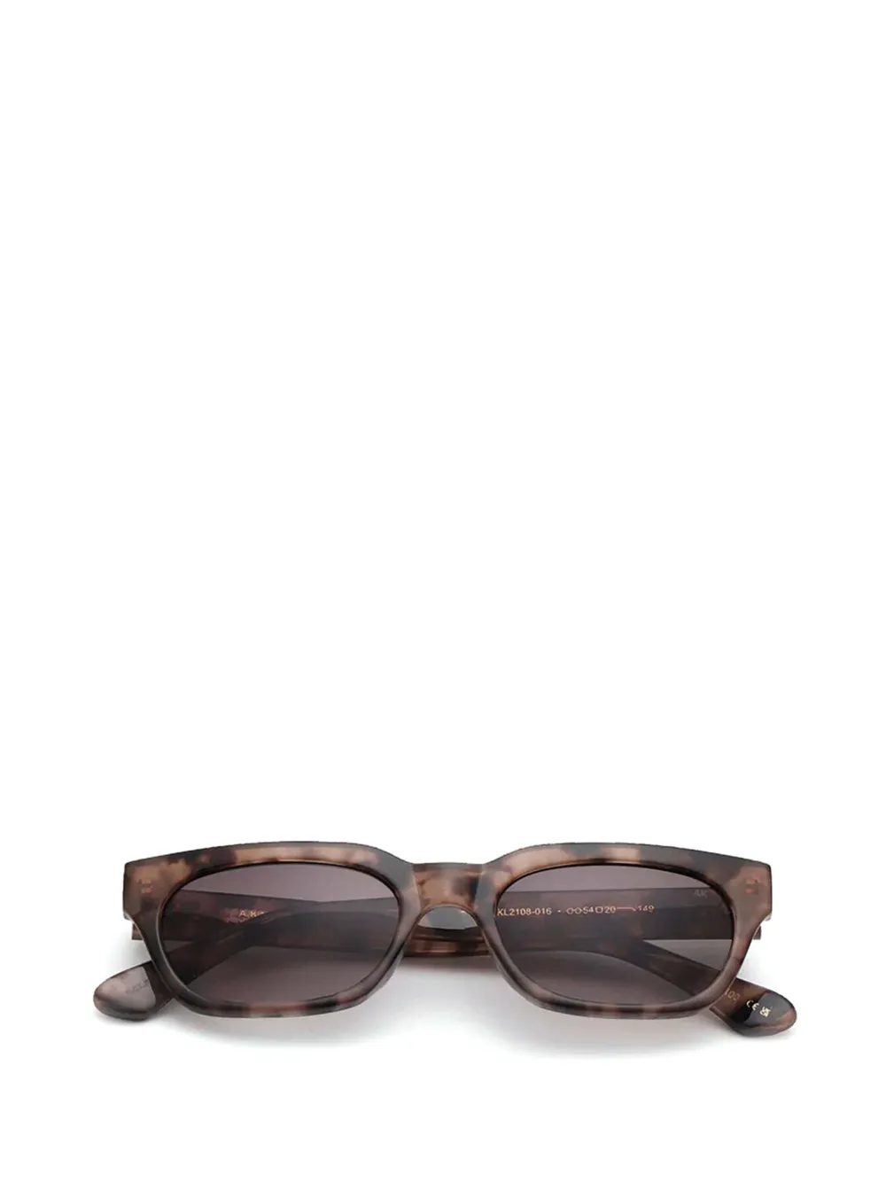 A.Kjaerbede Bror Sonnenbrille mit eckigem Gestell - Braun
