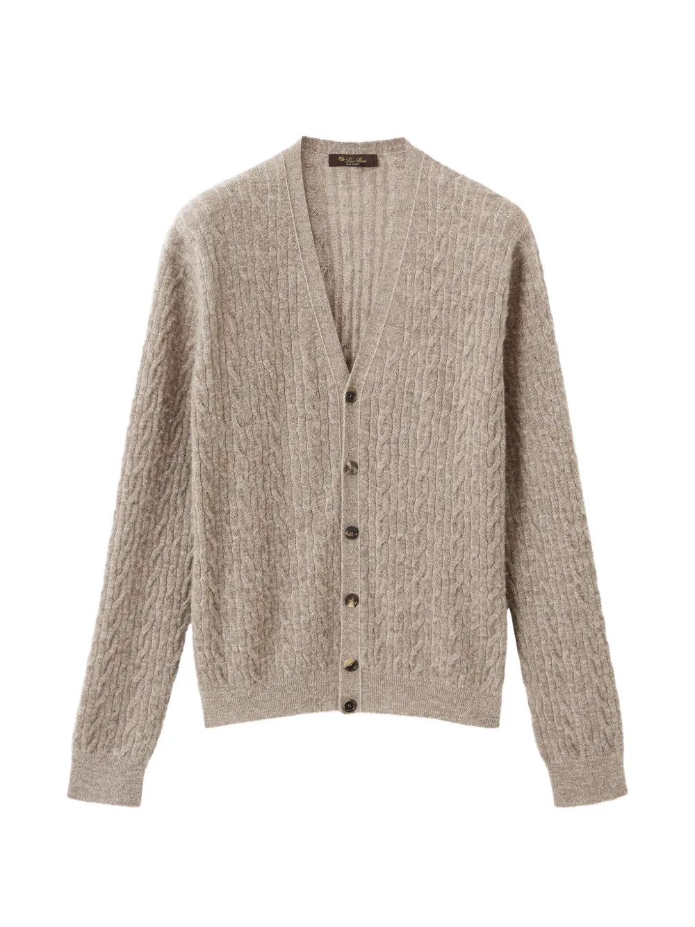 Loro Piana long-sleeve buttoned cardigan - Toni neutri