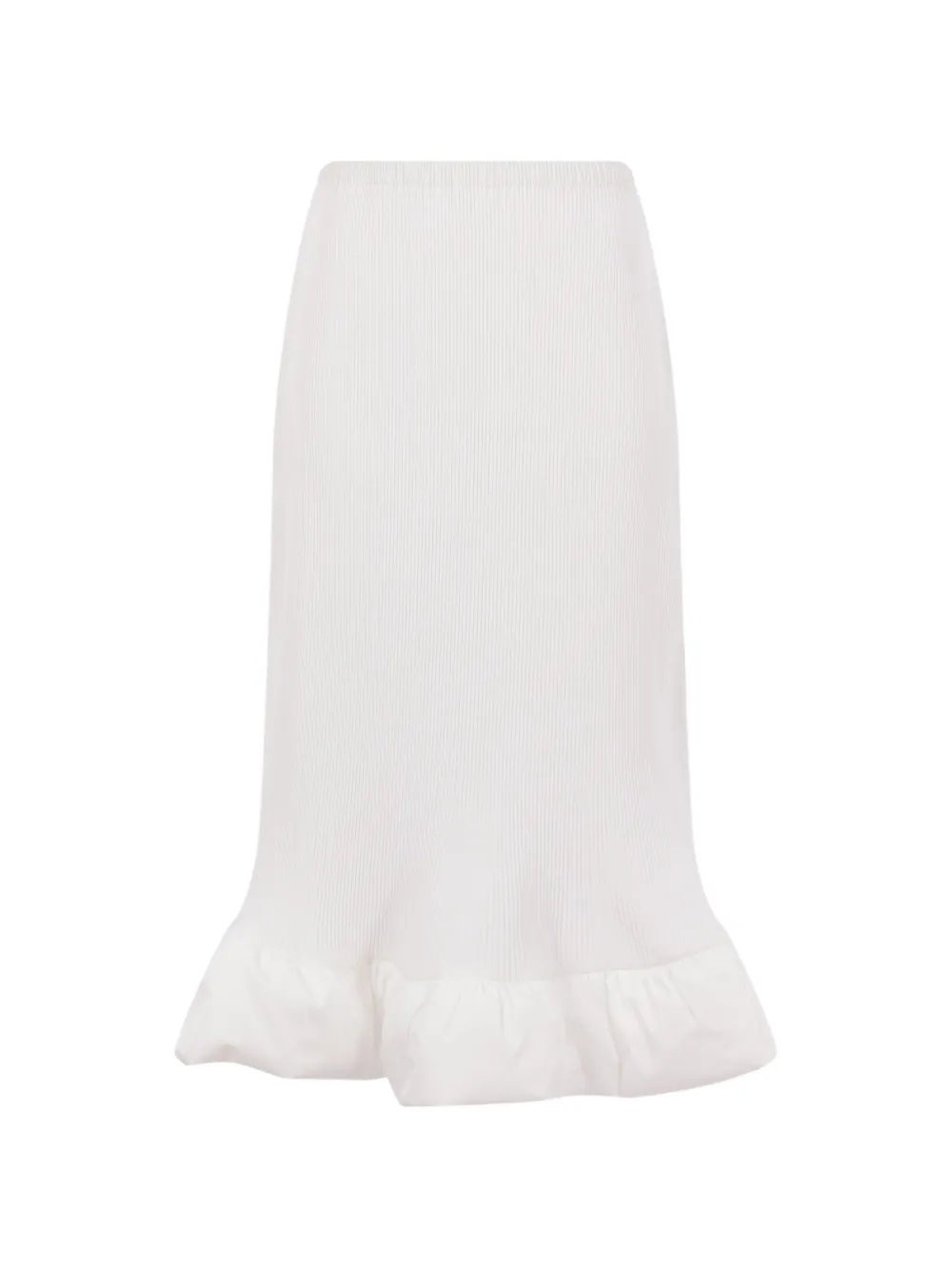 Melitta Baumeister pleated midi skirt - Bianco